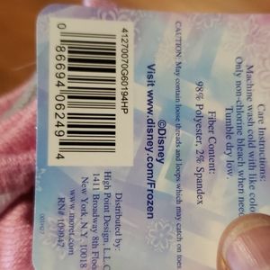 Childs ankle socks size 5.5-6 Disney Frozen